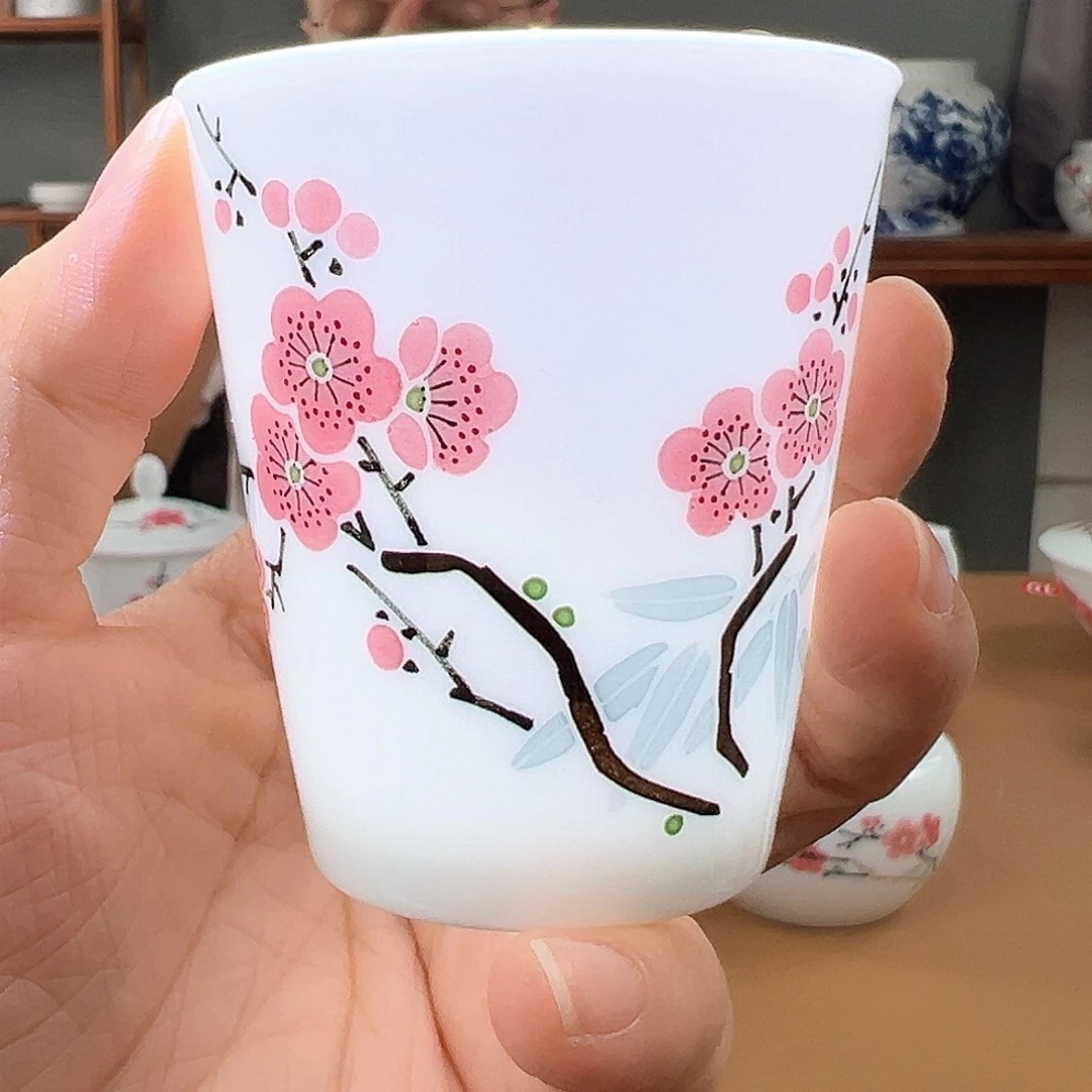翠竹红梅可乐杯杯