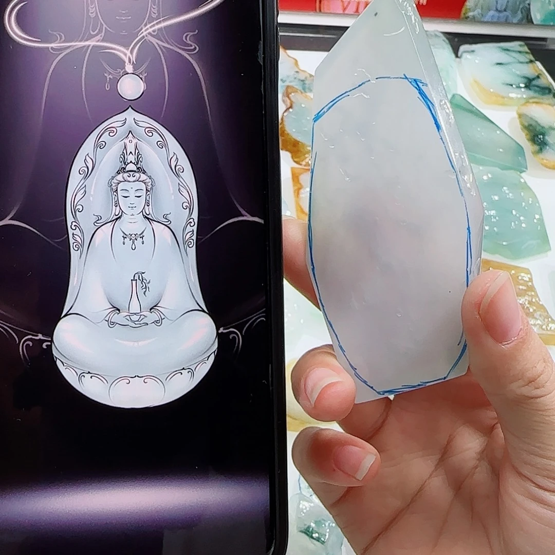 定制翡翠未镶嵌翡翠定制