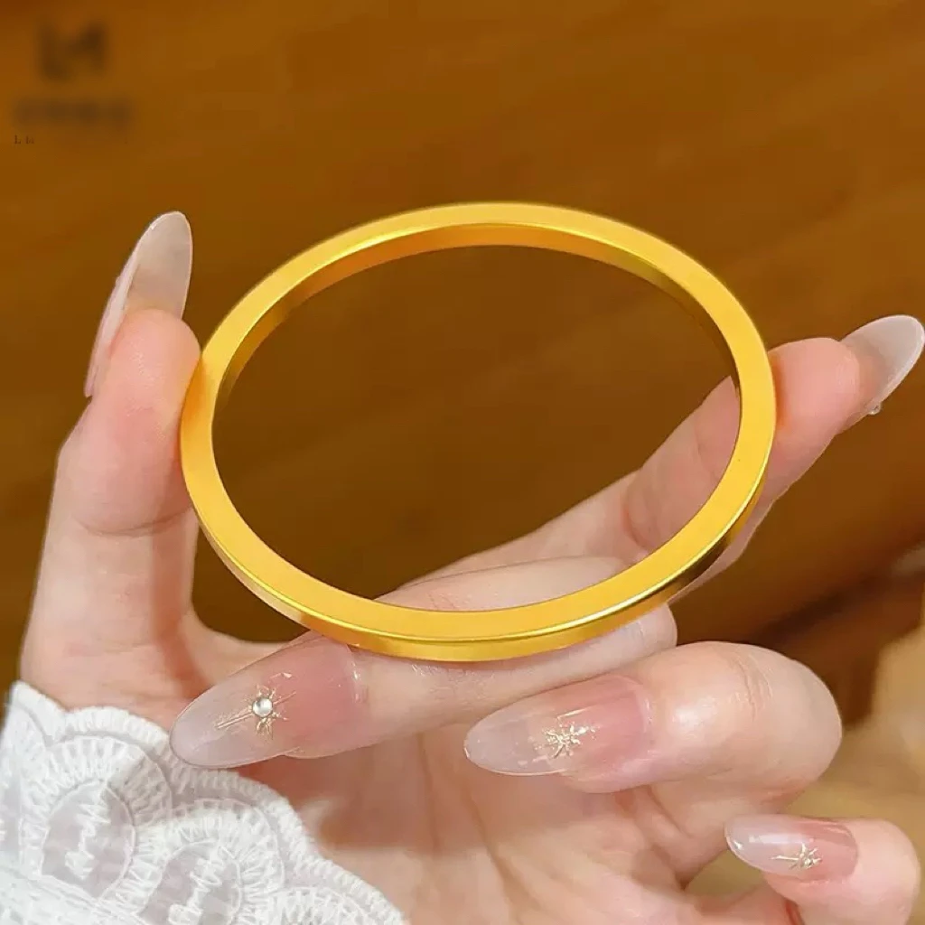 铜合金手镯 四方镯 简单大气经典设计 实心镯子