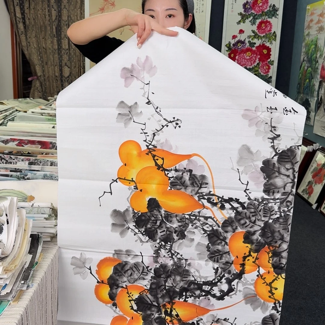 纯手绘国画作品好