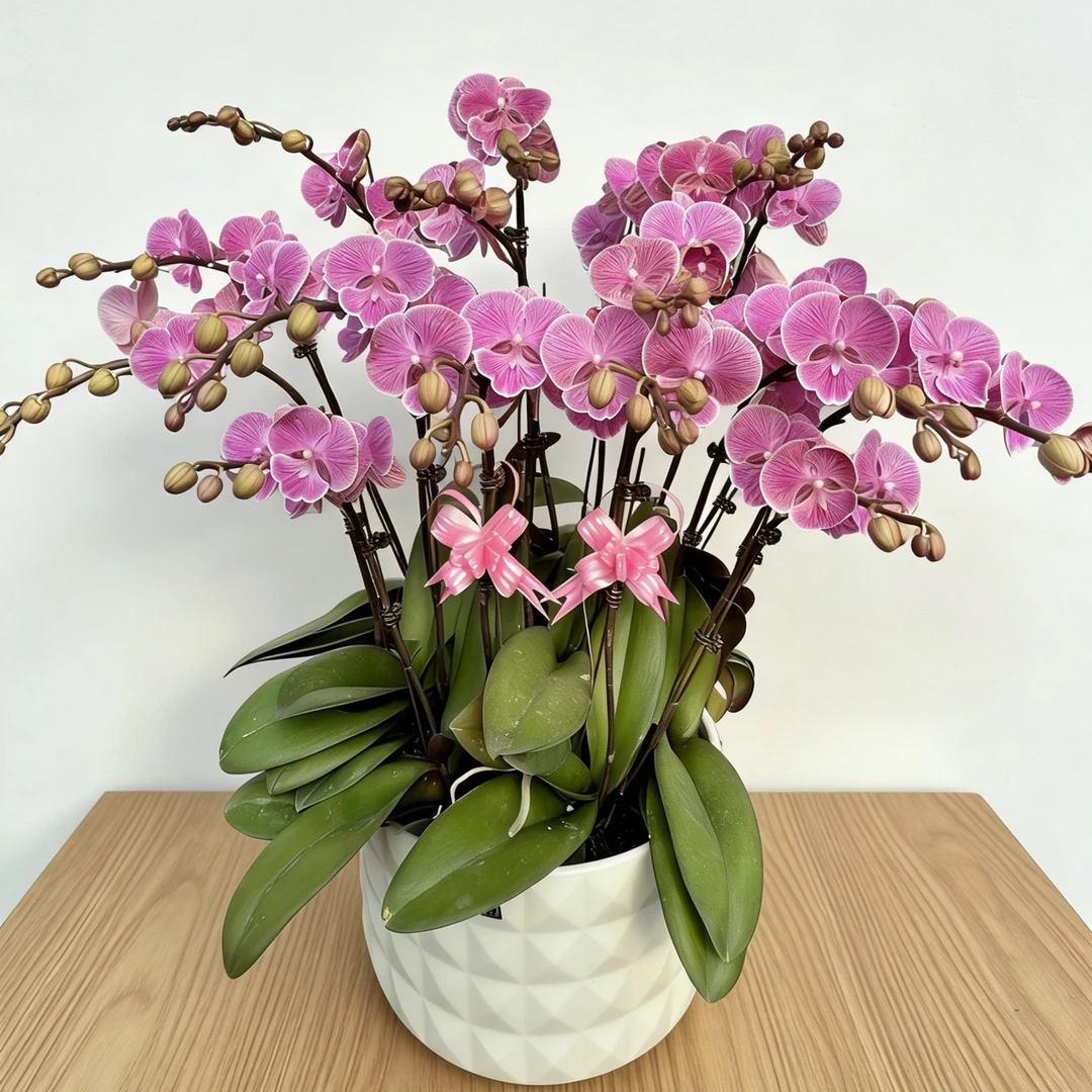 【8 株情感蝴蝶兰】含盆带送货上门年宵花