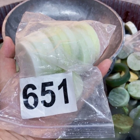 【闪购商品】蛇纹石玉珠宝半成品未镶嵌