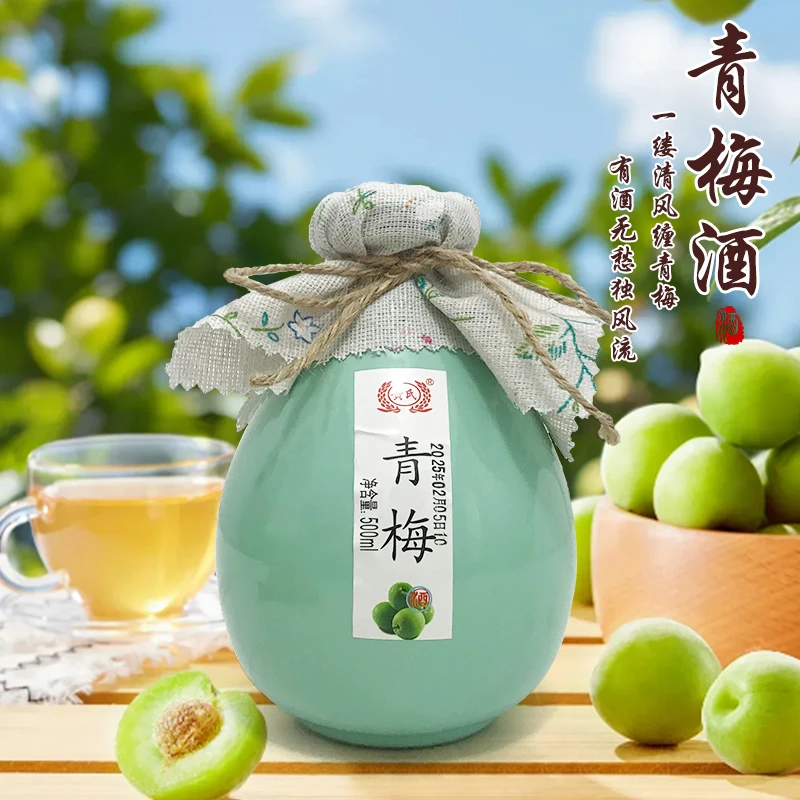 纯酿 原味青梅酒玫瑰果酒蓝莓酒原浆水果酒男女士低度酒
