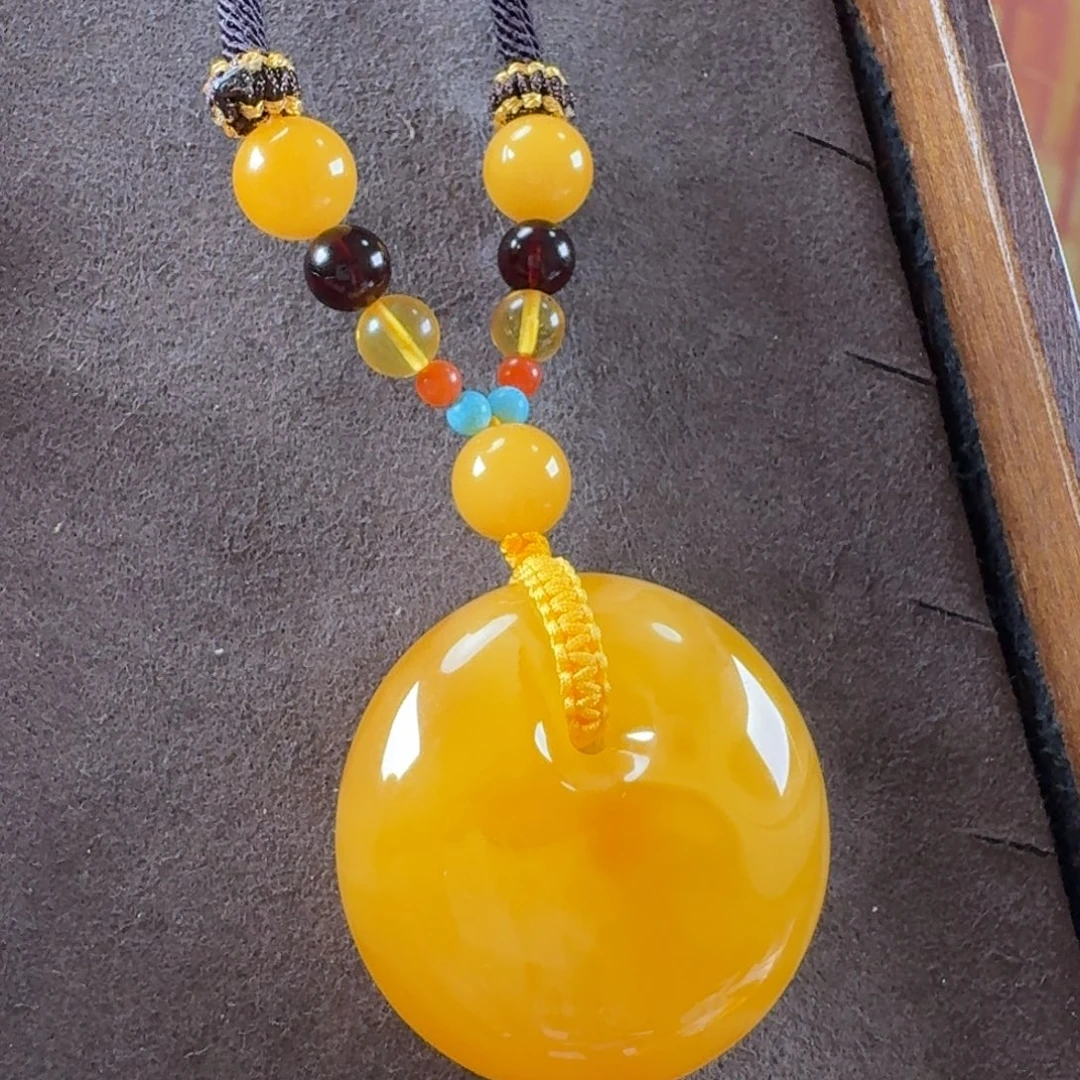 蜜蜡未镶嵌毛衣链