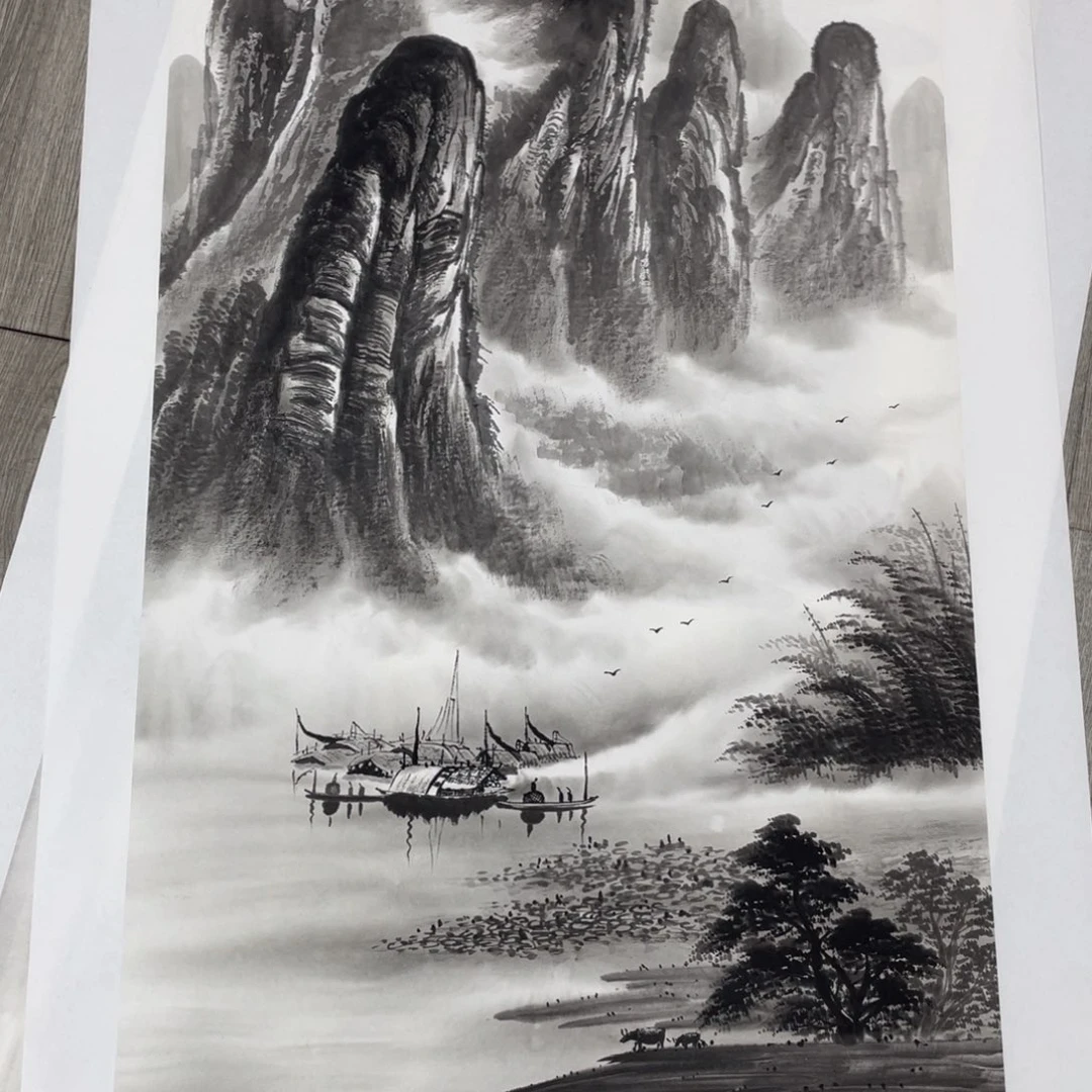 国画何润杰老师作品欣赏
