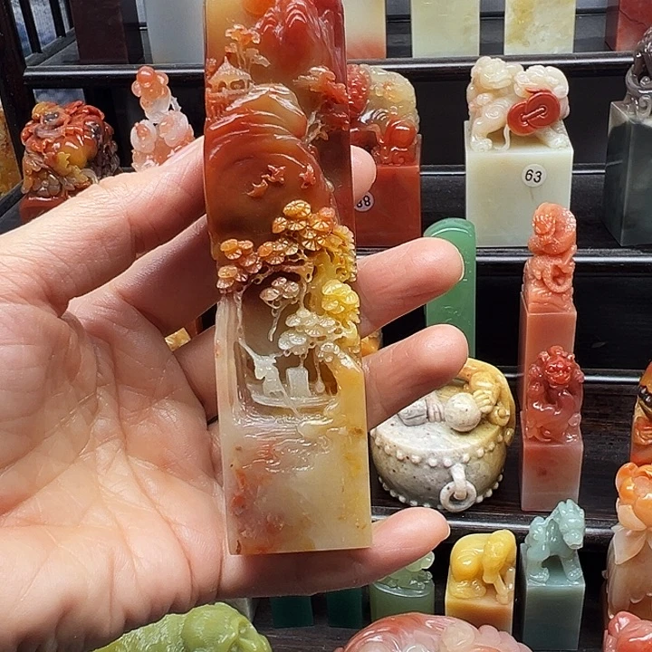 印石寿山石寿山石手工雕刻