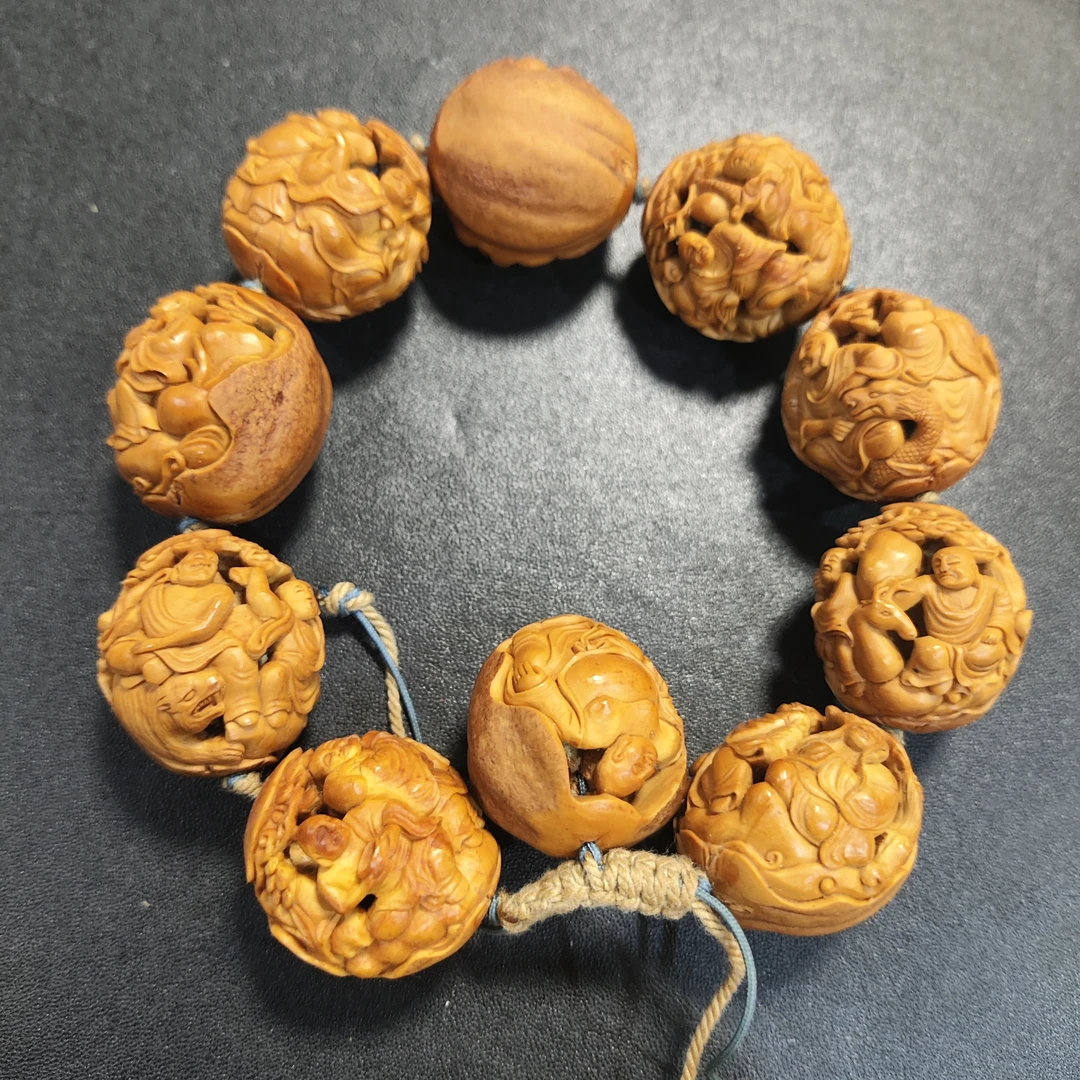 橄榄核镂空罗汉尺寸2.7链接WL11