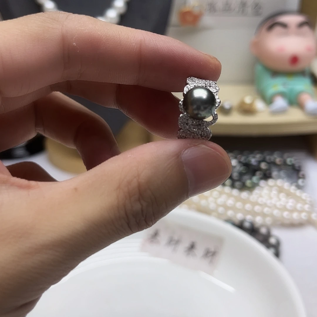 海水珍珠未镶嵌戒指