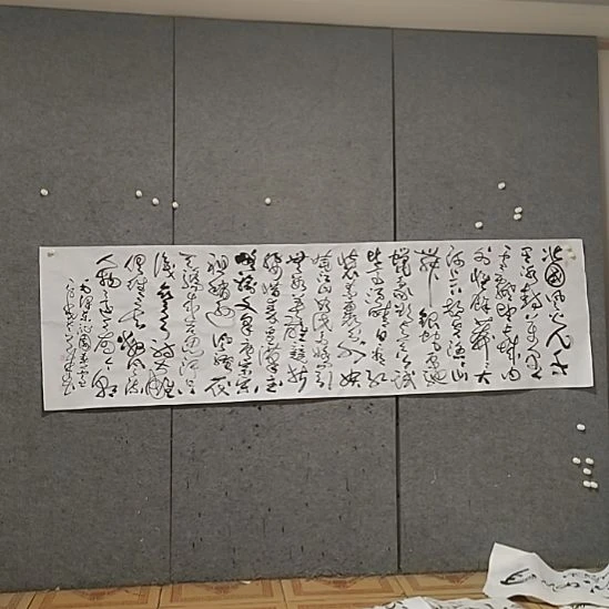 书法宋秉民。沁园春雪。246X69