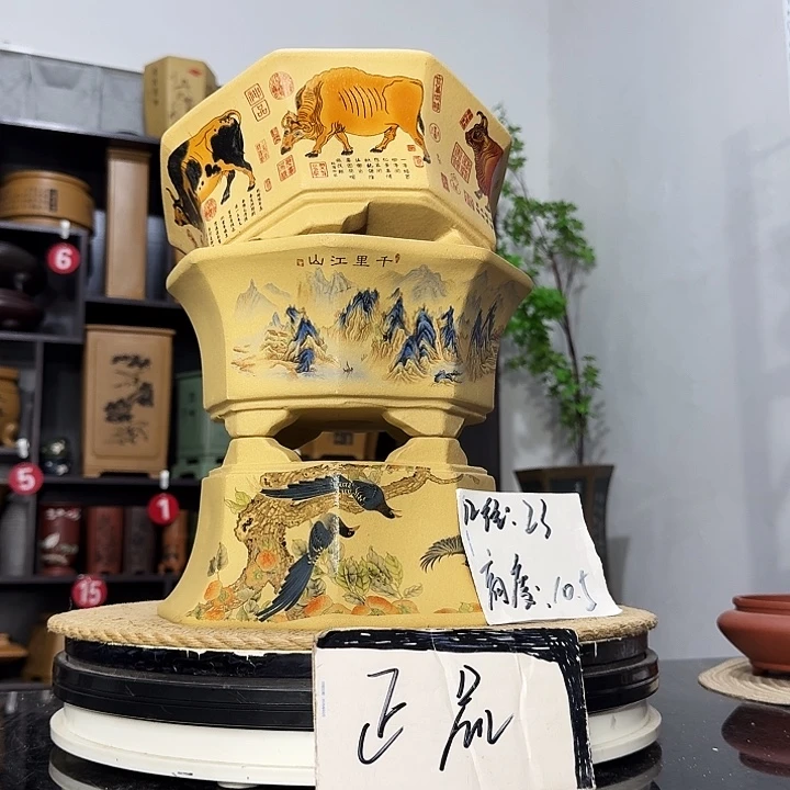 紫砂花盆盆友记花盆