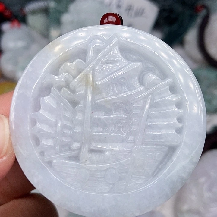 颈饰未镶嵌翡翠翡翠