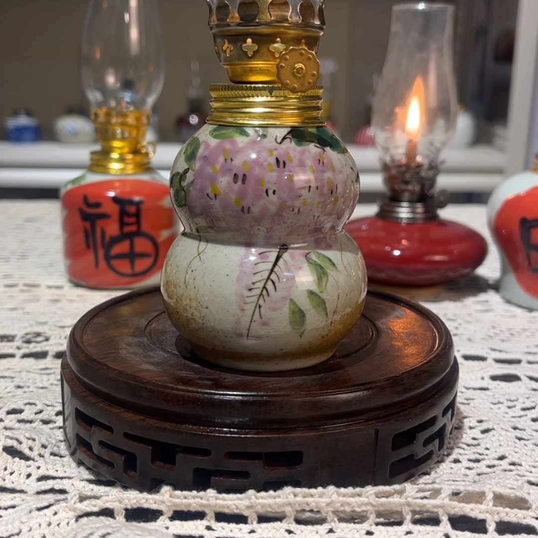 摆件景德镇陶瓷香薰灯