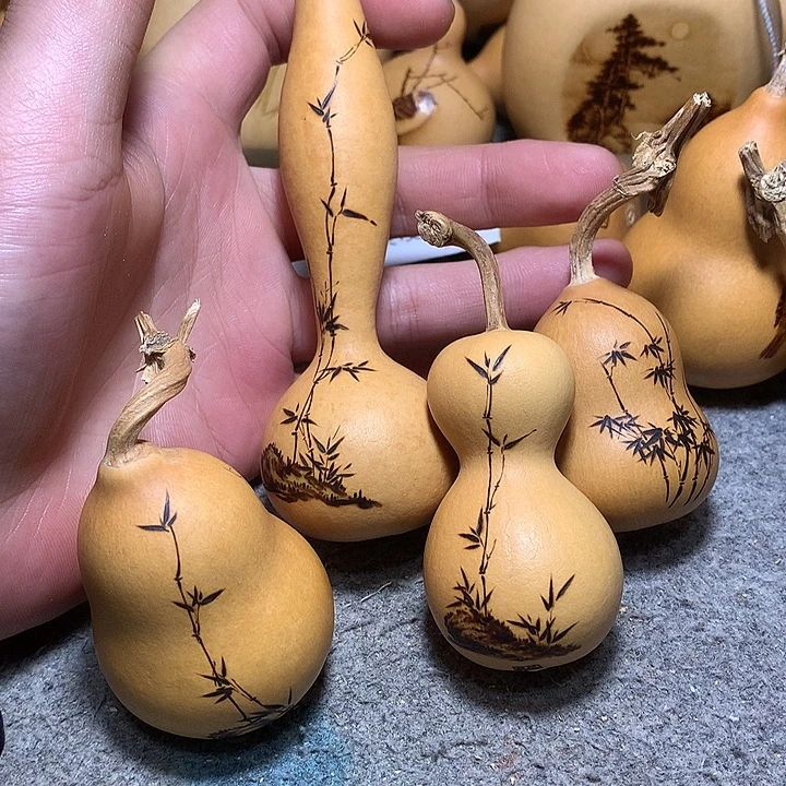 木烙画竹子系列58起