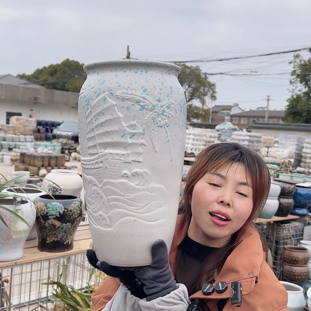 王嫂花盆1212-114高40口20