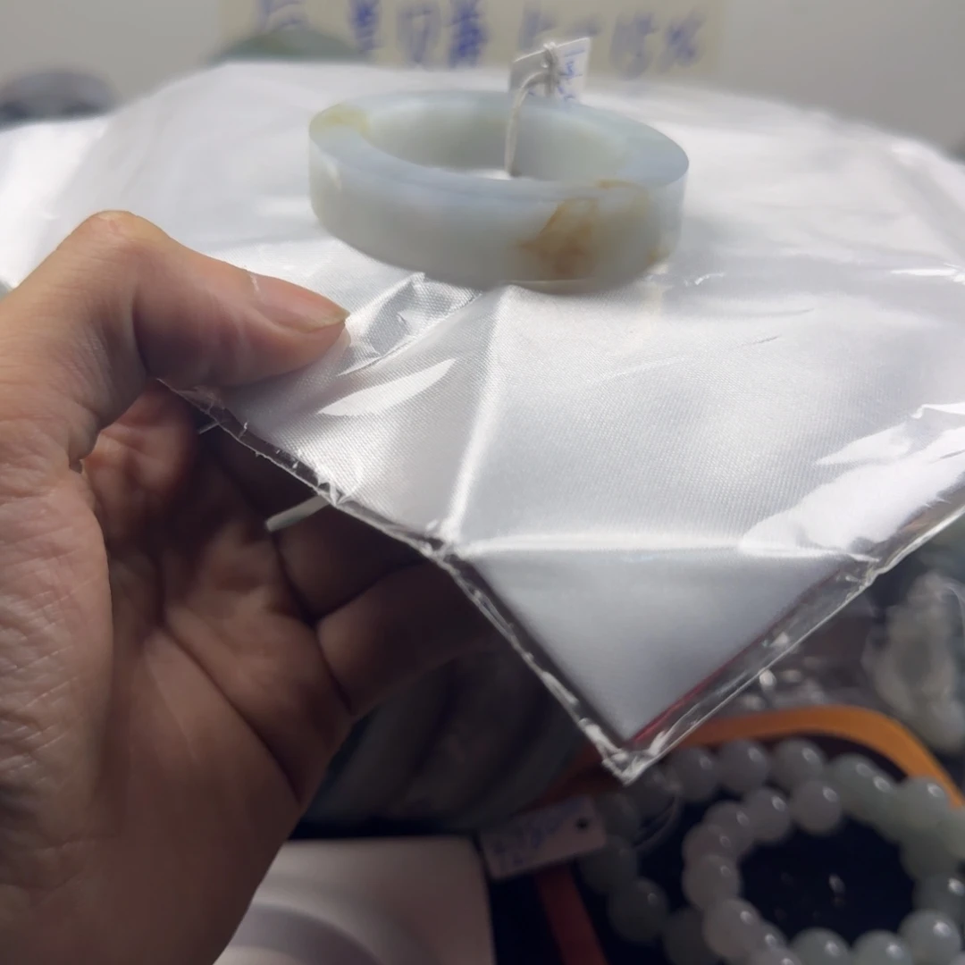 未镶嵌翡翠手镯定制翡翠28 号有纹裂48-53圈贵妃糥化