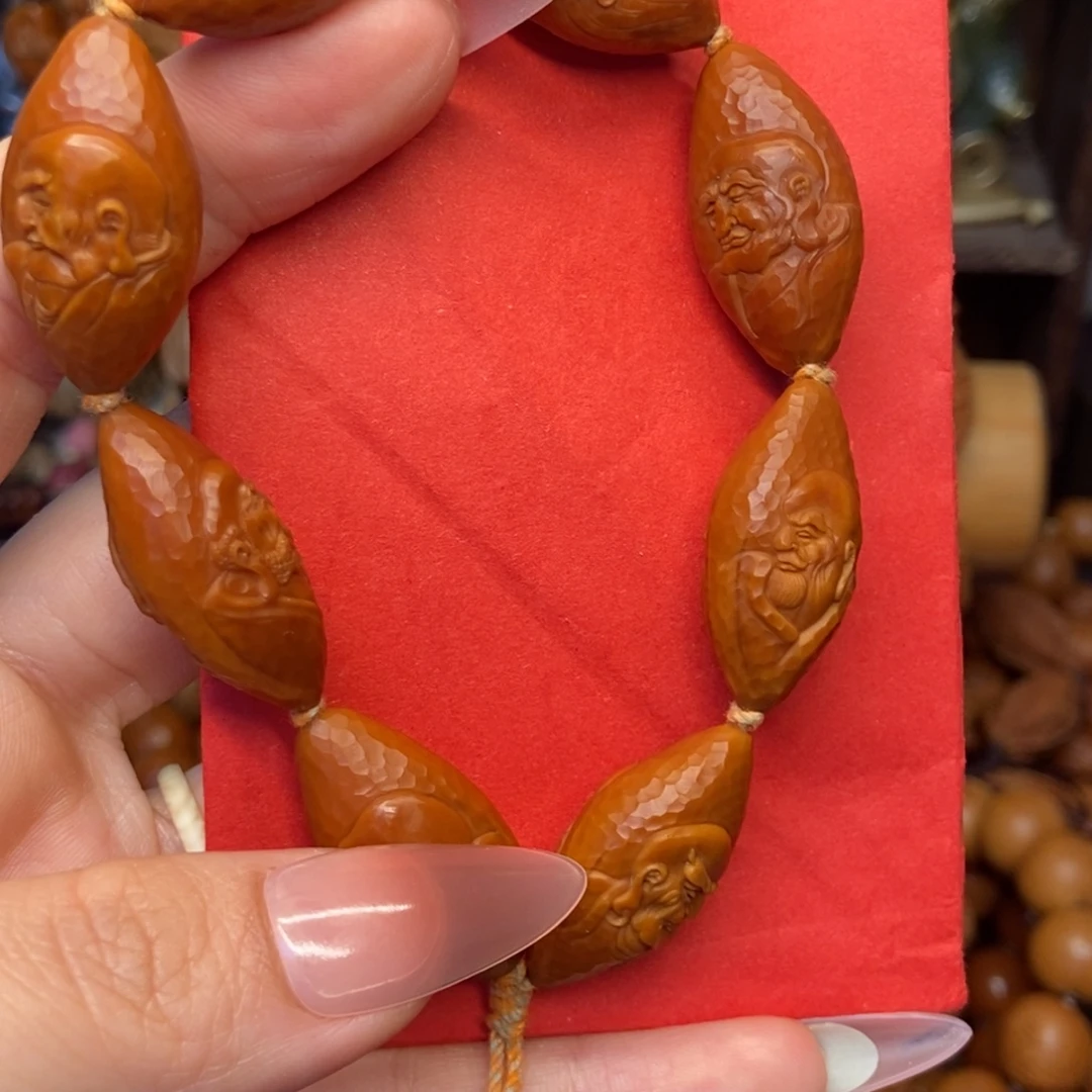 手串/手链橄榄核钻石面十八罗汉二花