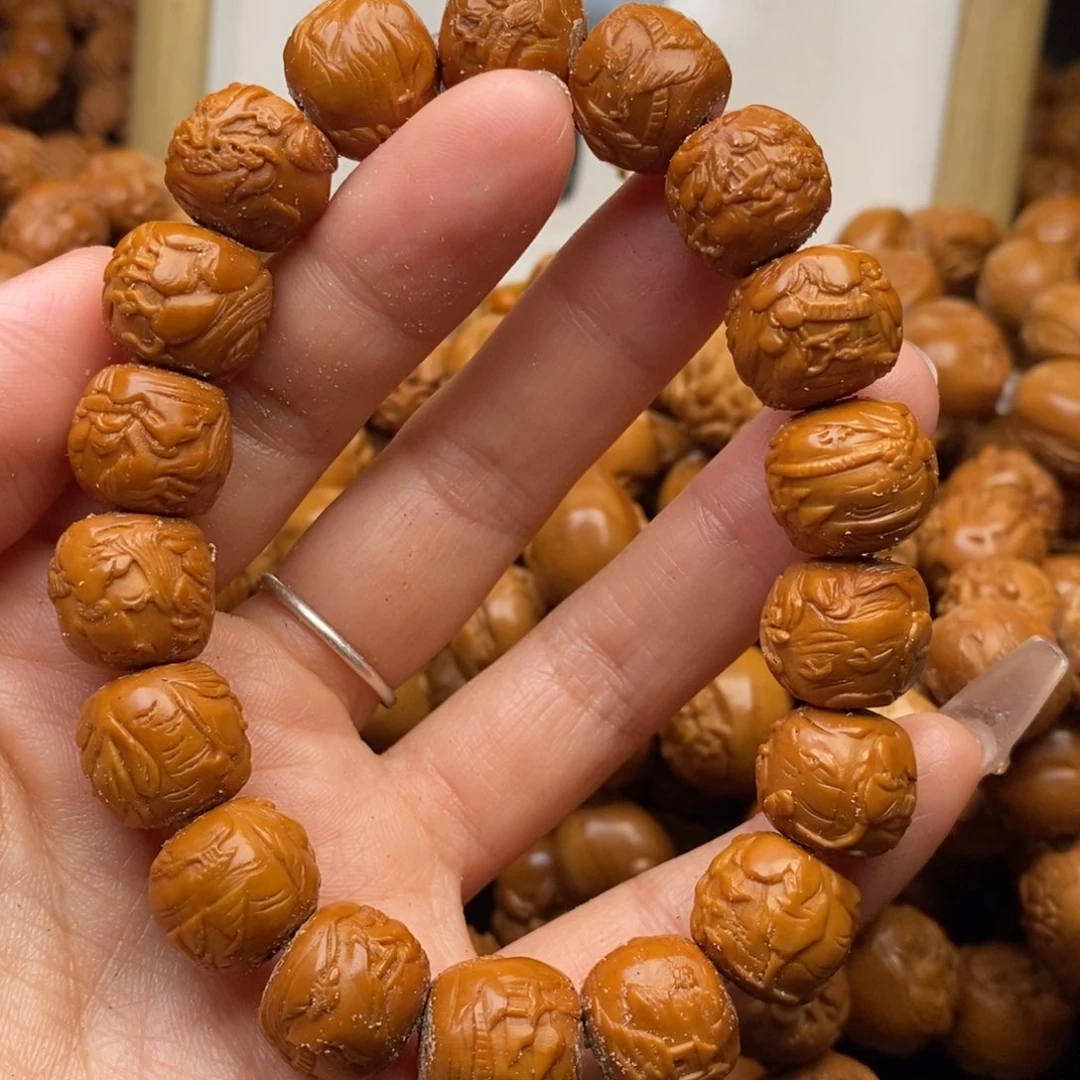 橄榄核手串自行清理老型山水