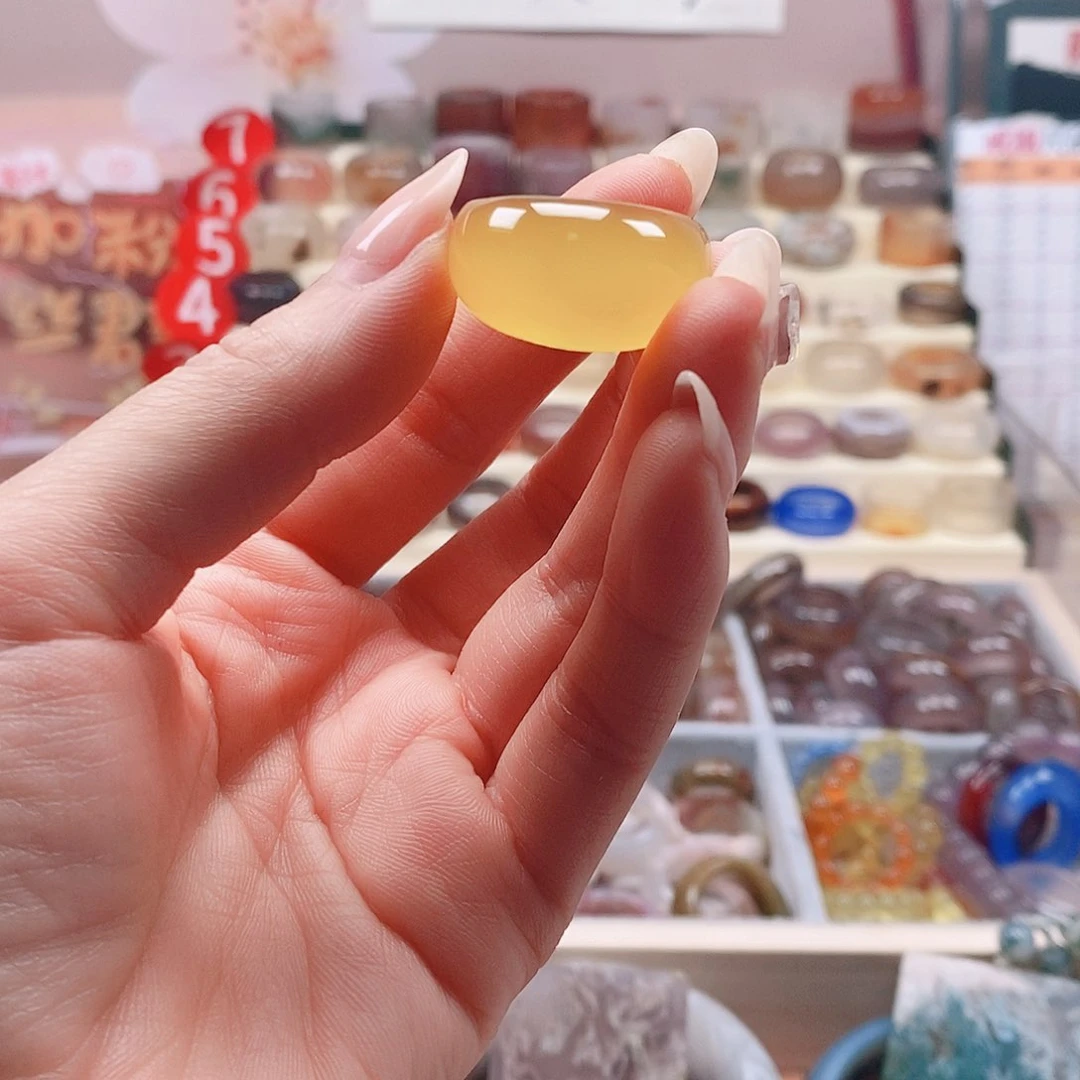 玛瑙/玉髓戒指未镶嵌杨****