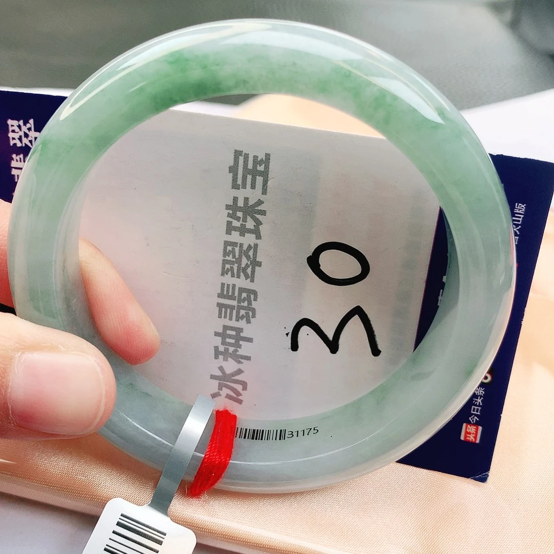 翡翠未镶嵌手镯缅甸天然a货翡翠手镯