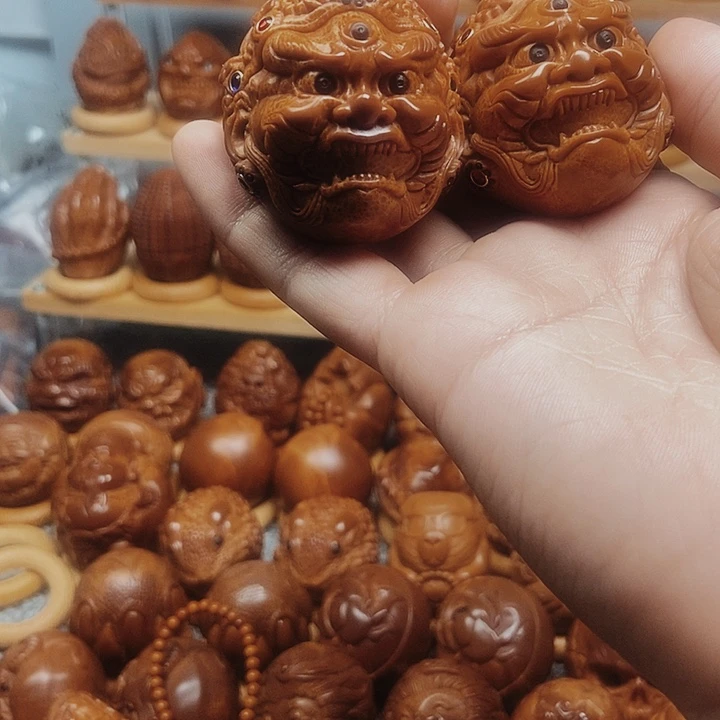 男***苦手串/手链橄榄核大黑天