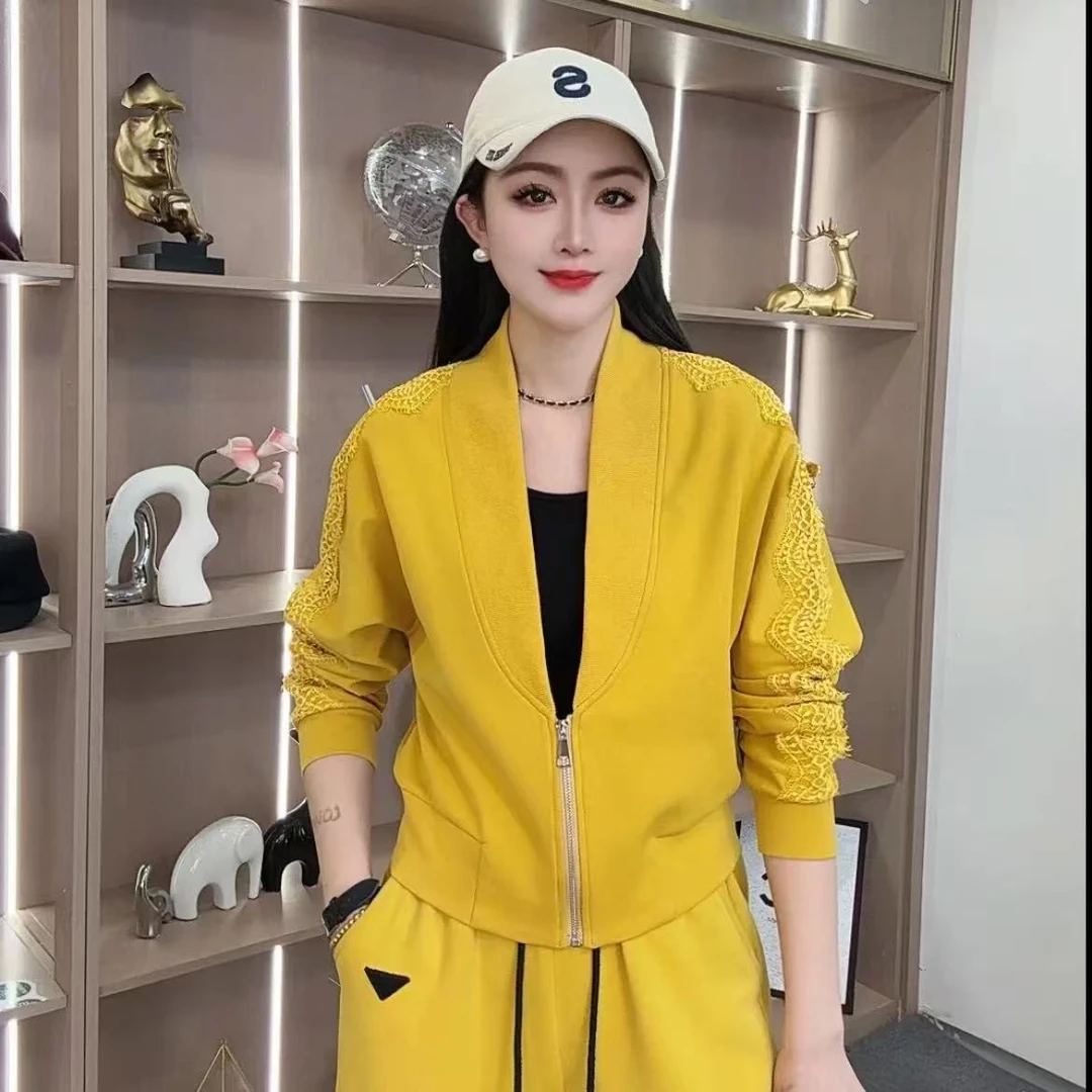 【原创女装】纯色耐磨不起球常规时尚百搭休闲气质短款洋气长袖上衣