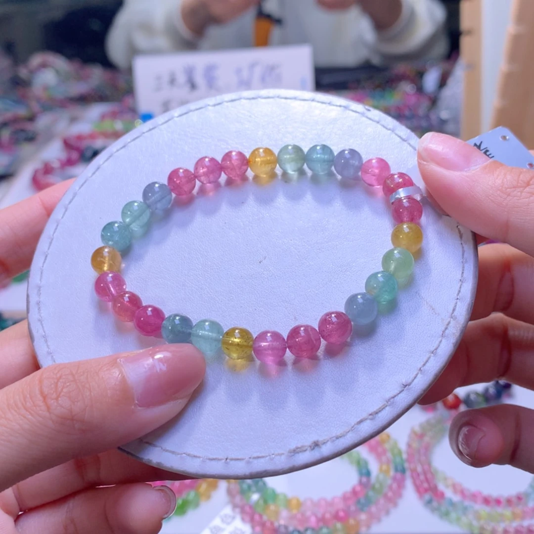 【闪购商品】未镶嵌手串碧玺7mm左右