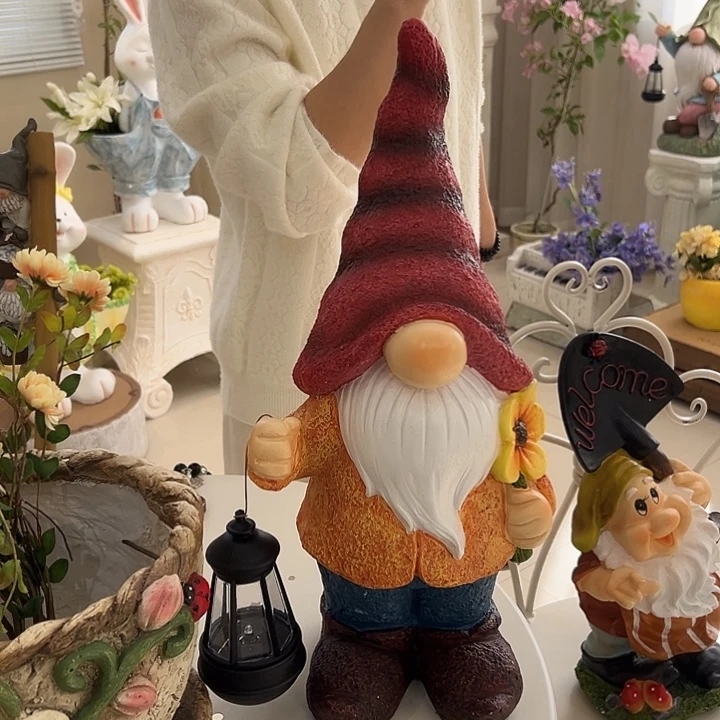 花园摆件红红火火