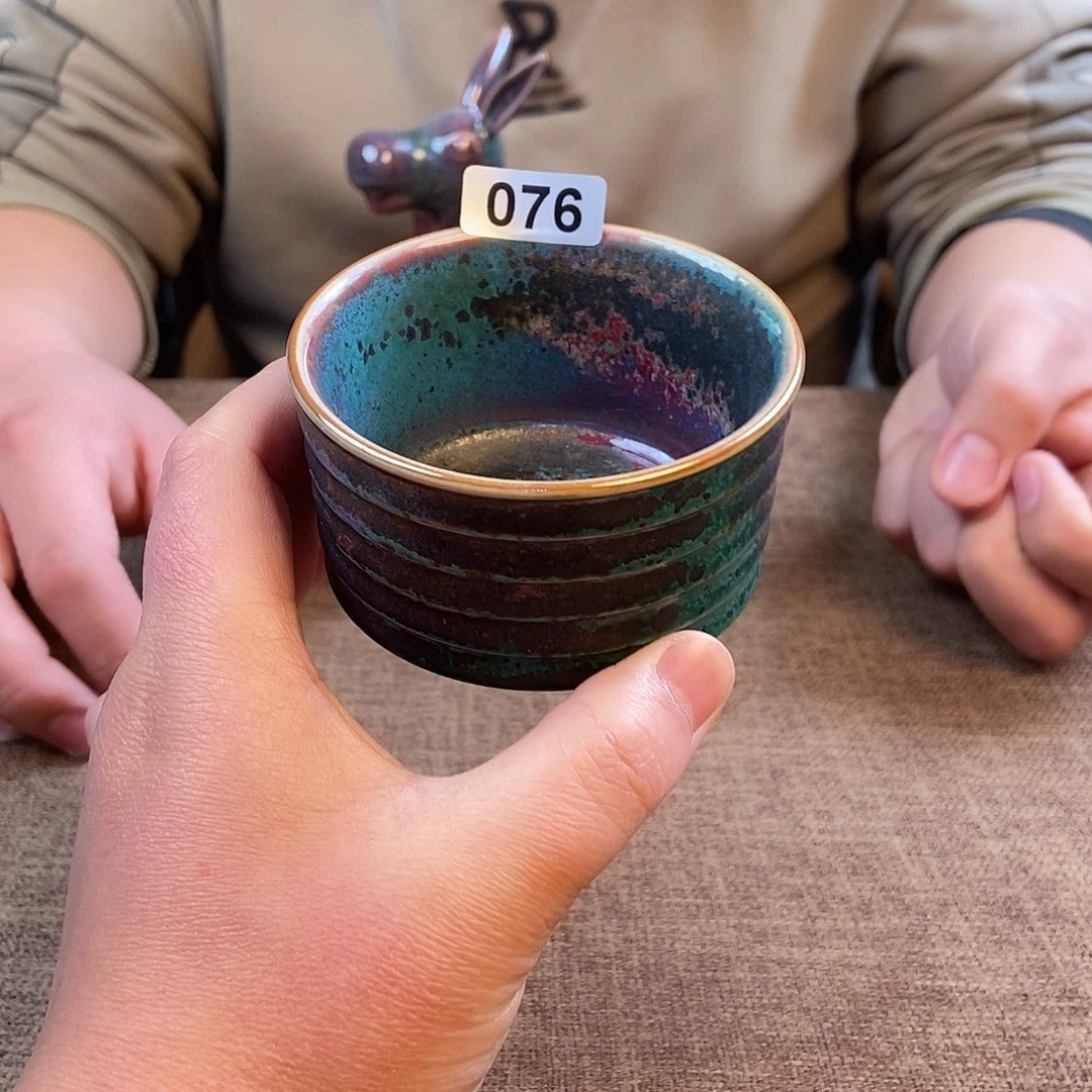 瓷片钧瓷主人杯杯