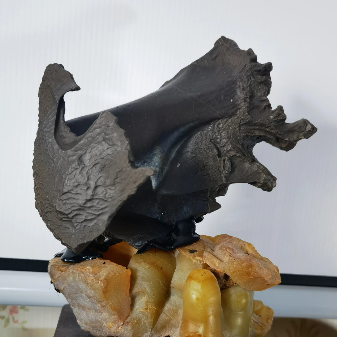 内蒙戈壁滩风凌石 孔雀