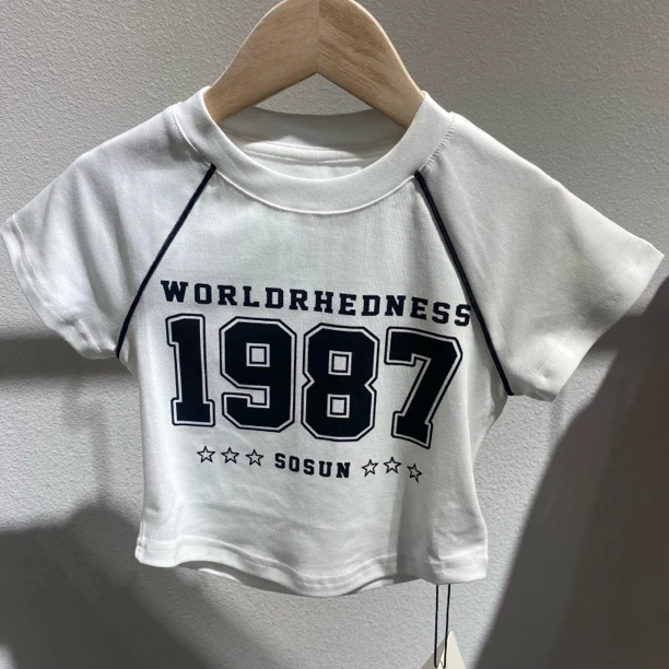 2336儿童数字卡腰T恤