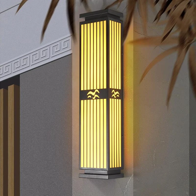 新中式壁灯led户外防水酒店外墙别墅大门灯室外工程门柱灯庭院灯