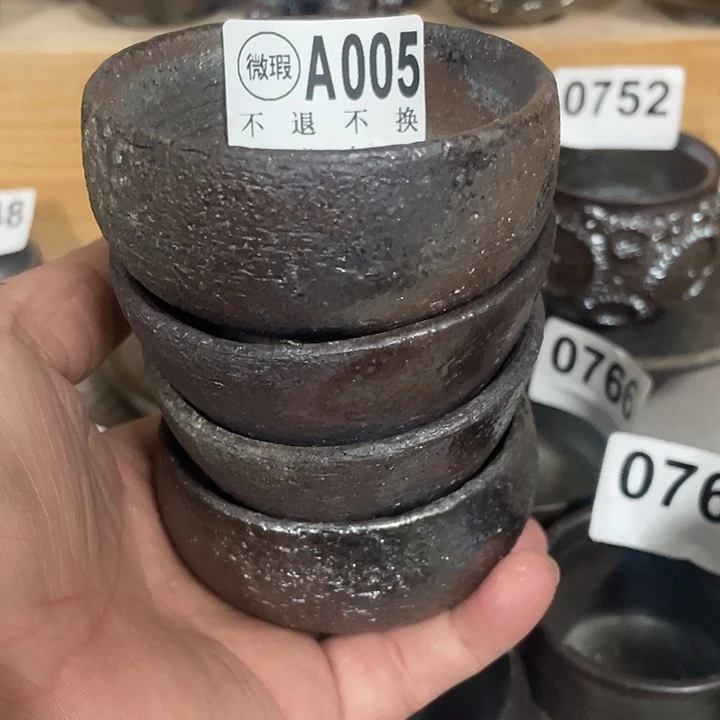 杯子陶柴烧纯手工005