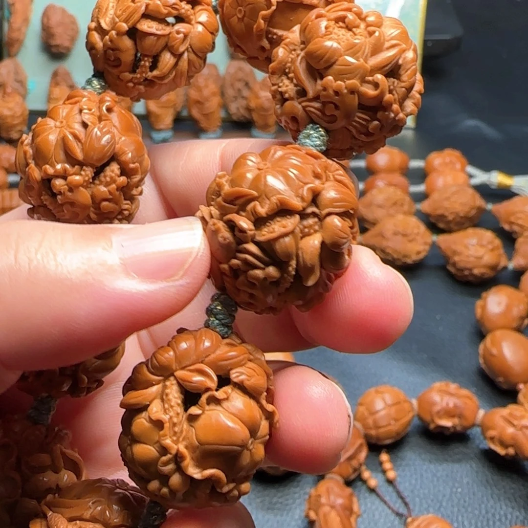 阿***蛋橄榄核手串/手链荷塘月色