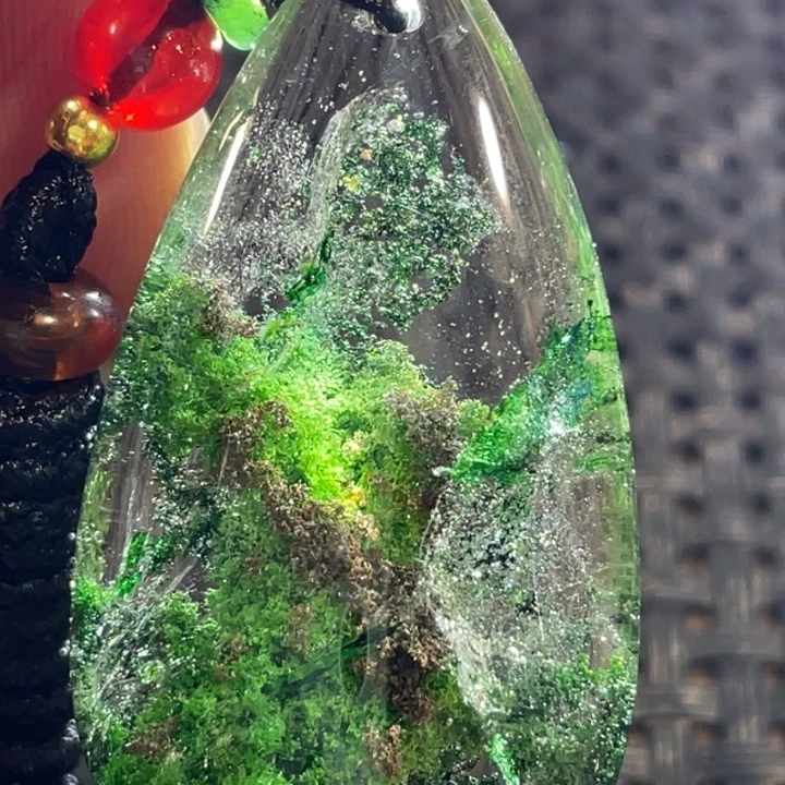 水晶吊坠(不含链)未镶嵌芥**弥