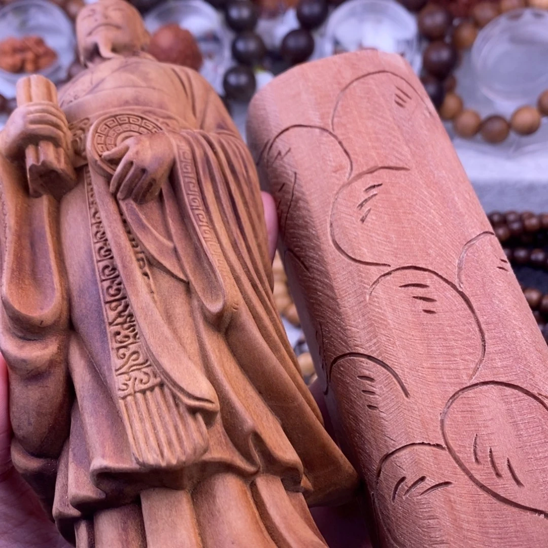 『***人檀香木手串/手链打包价焦糖老料雕刻