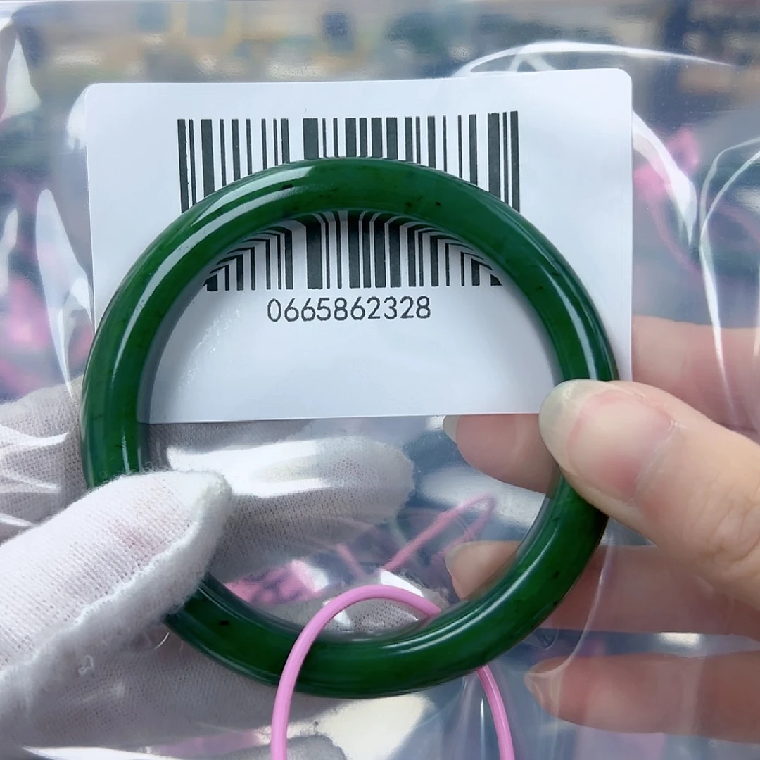 和田玉（碧玉）手镯未镶嵌5960