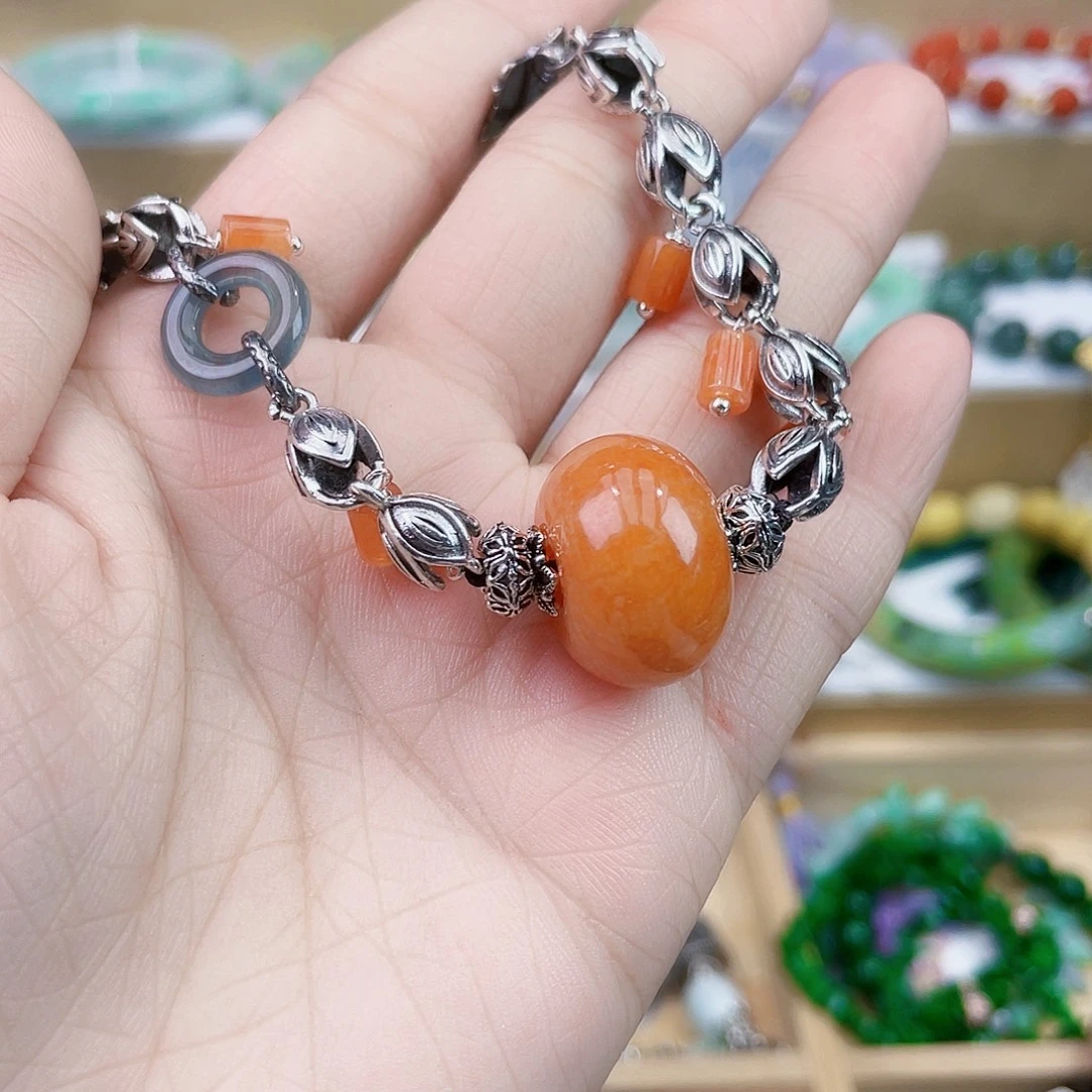 翡翠未镶嵌手链手链