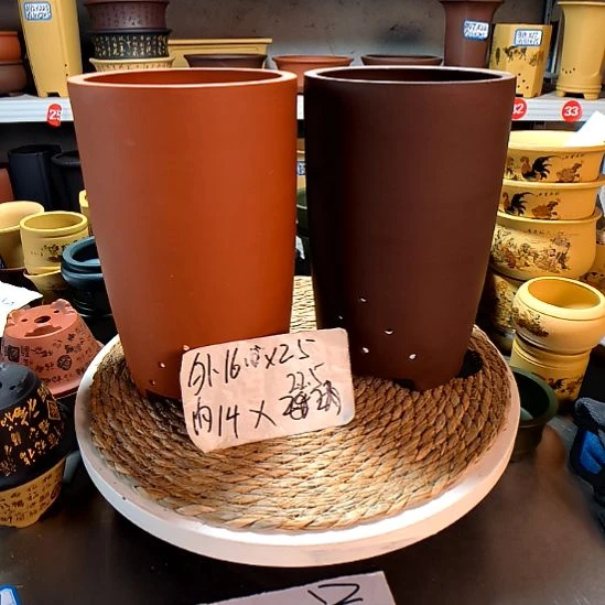 宜兴紫砂花盆13468