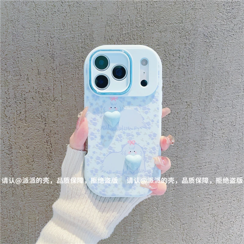 金属小胖妹适用苹果17/iPhone/华为荣耀/VIVO/OPPO/小米手机壳潮