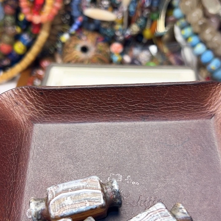 颈饰玻璃玛瑙18一颗