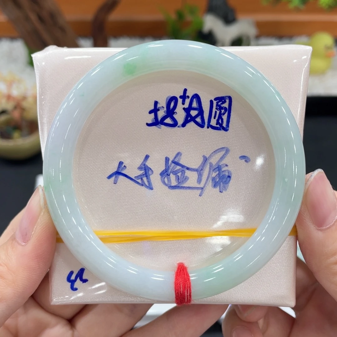 翡翠未镶嵌手镯缅甸天然翡翠