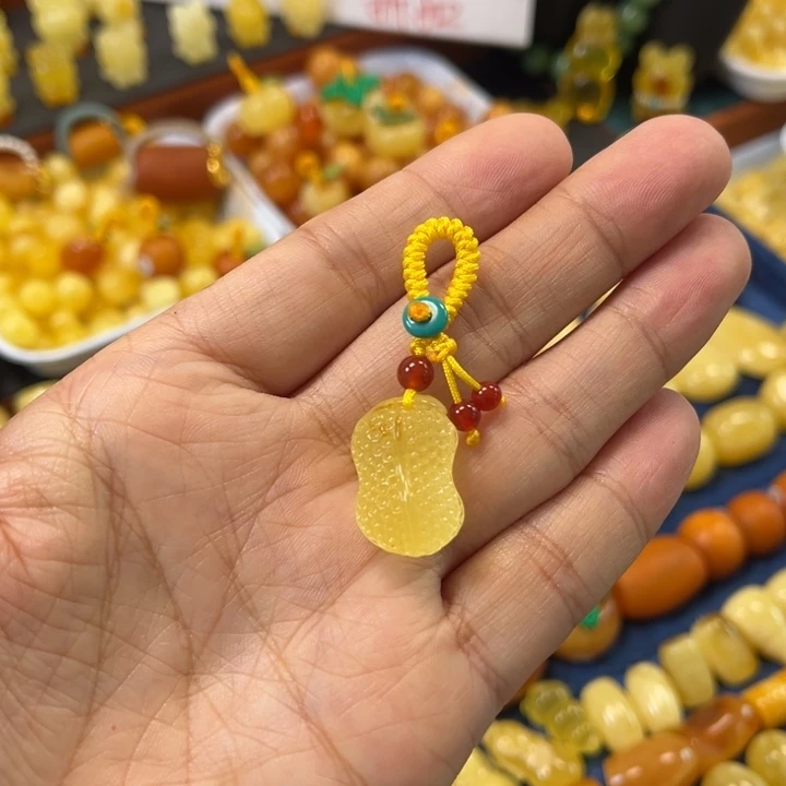 琥珀未镶嵌裸石卡20加好事发生