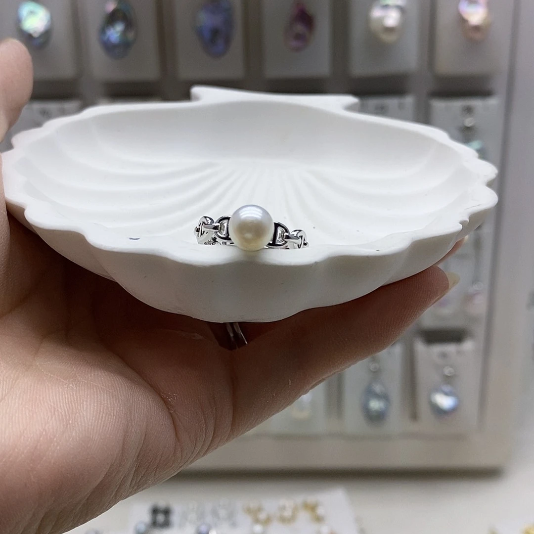 颈饰合金淡水珍珠