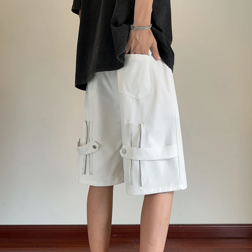 NINEDAO/玖岛2025年夏季新款韩版薄款速干短裤男潮流百搭五分裤子