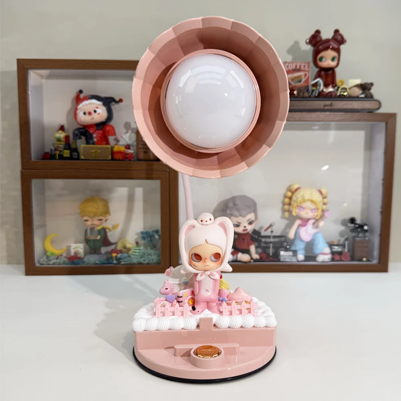 【花朵台灯】Bire现场拆袋奶油胶桌面花朵台灯