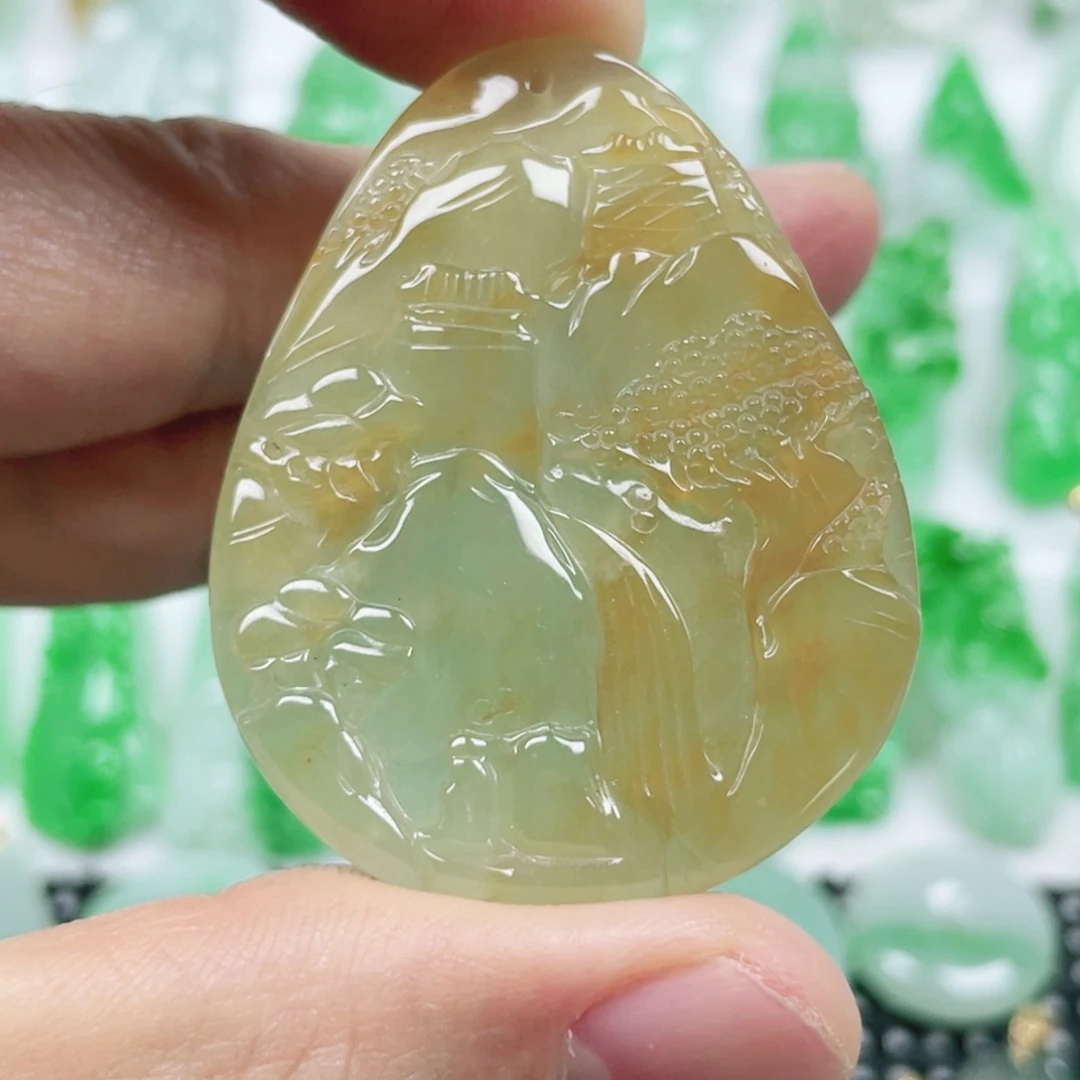 好***情翡翠未镶嵌吊坠(不含链)