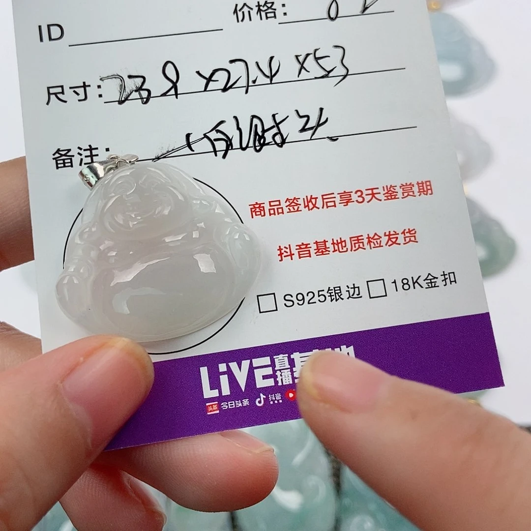 颈饰未镶嵌翡翠翡翠