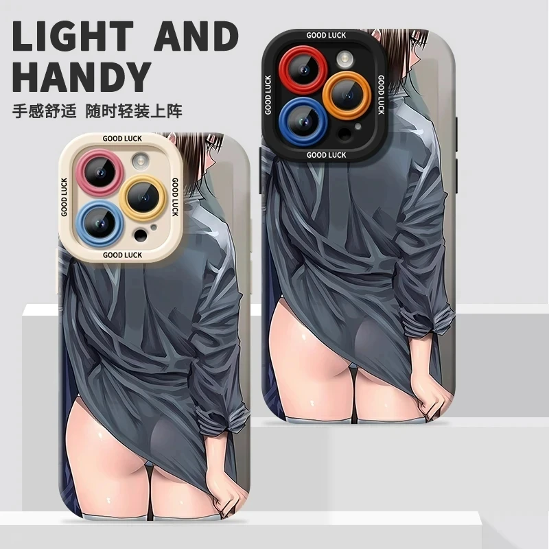 纯欲背影适用iphone16苹果15Promax手机壳14plus软13瞳影12磨砂11