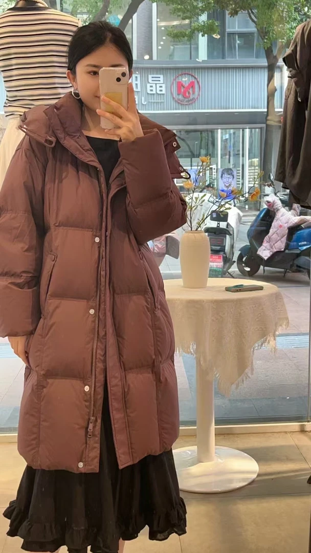 中长款短款户外连帽长款冬季合格品加厚保暖