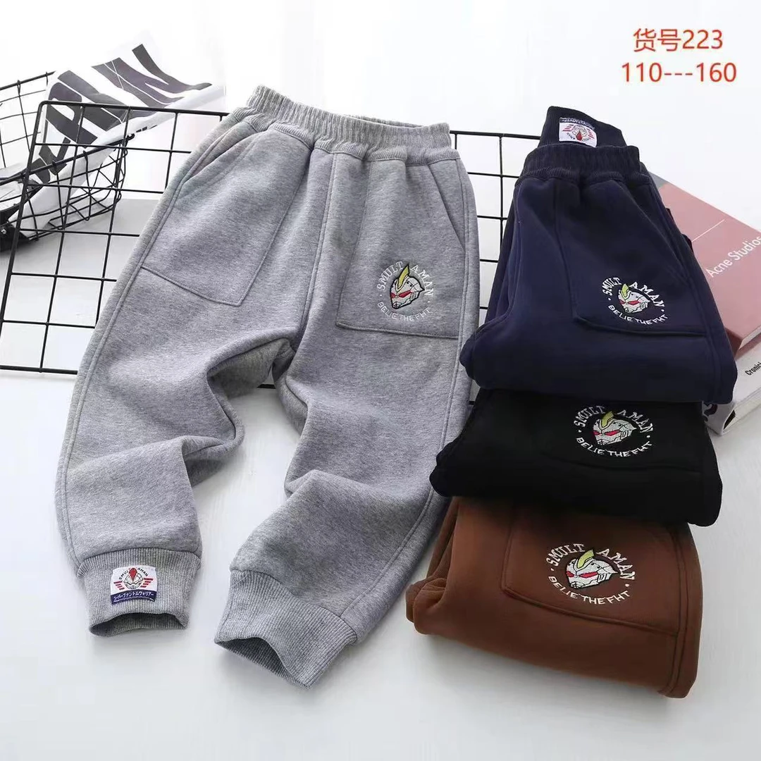 二冬款加绒（621号款-740号款）儿童裤子时尚潮流长裤